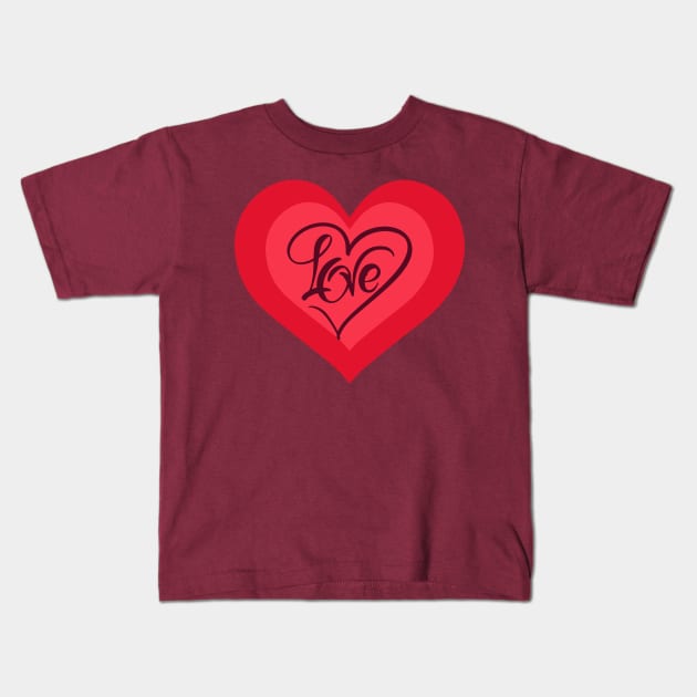 Valentines Day. Love is a condition in which the happiness of another person is essential to your own. Kids T-Shirt by Your_wardrobe